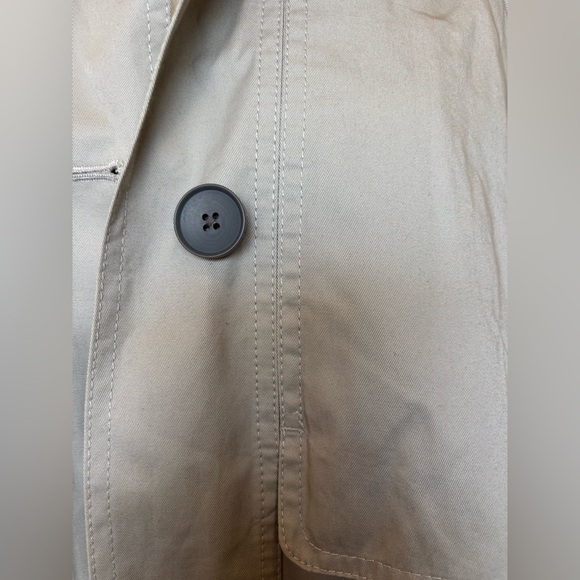 Everlane The Long Maxi Mac Trench Coat Stone M - Picture 4 of 13